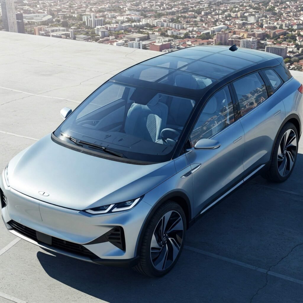 Futuristic Electric SUV Concept