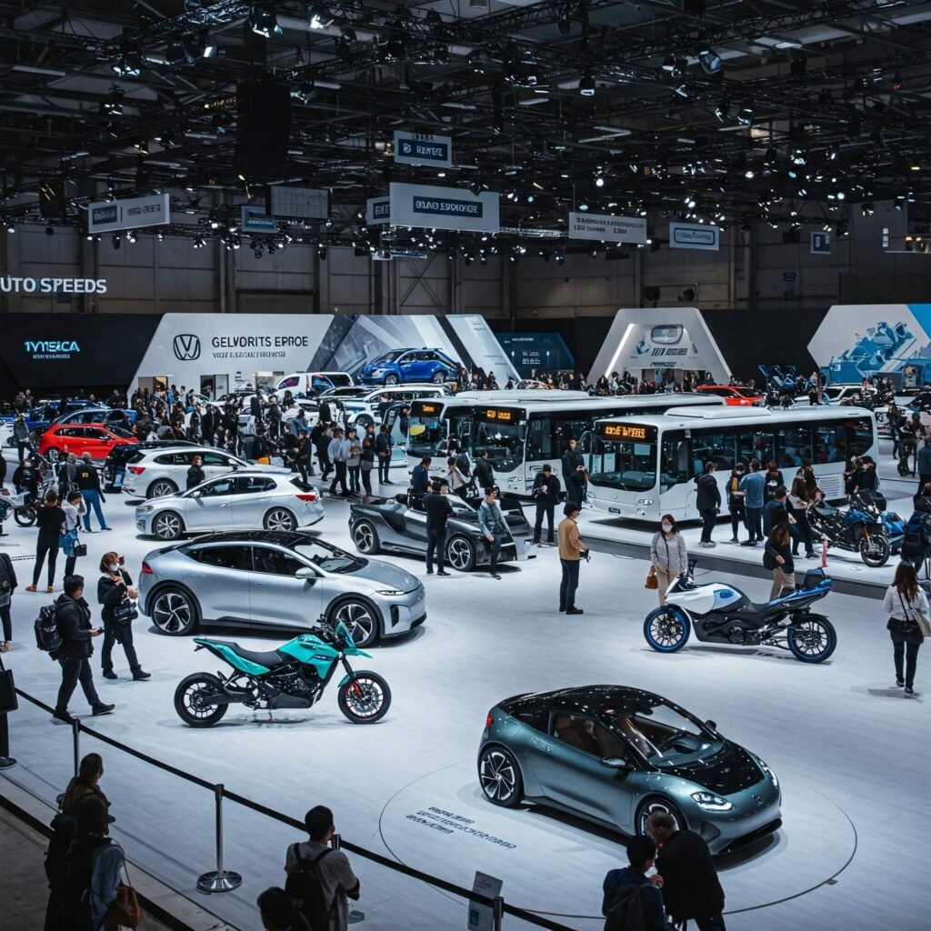 Auto Expo 2025 EV Display
