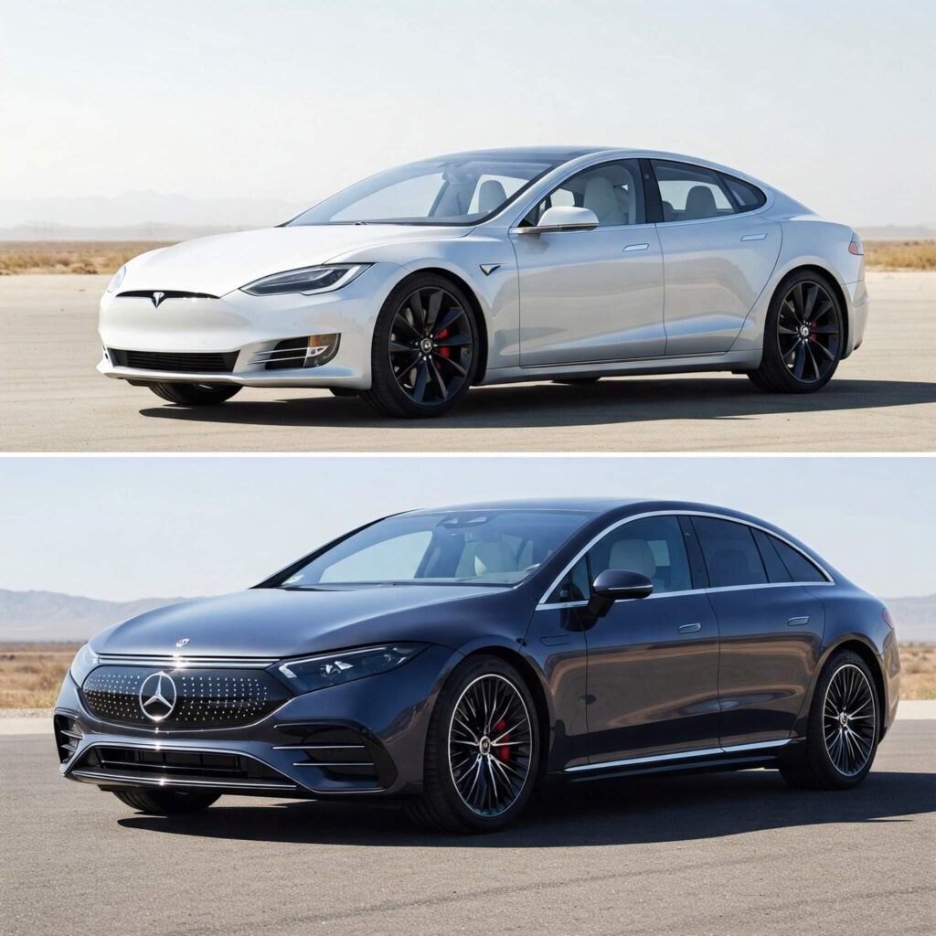 Tesla Model S vs. Mercedes EQS