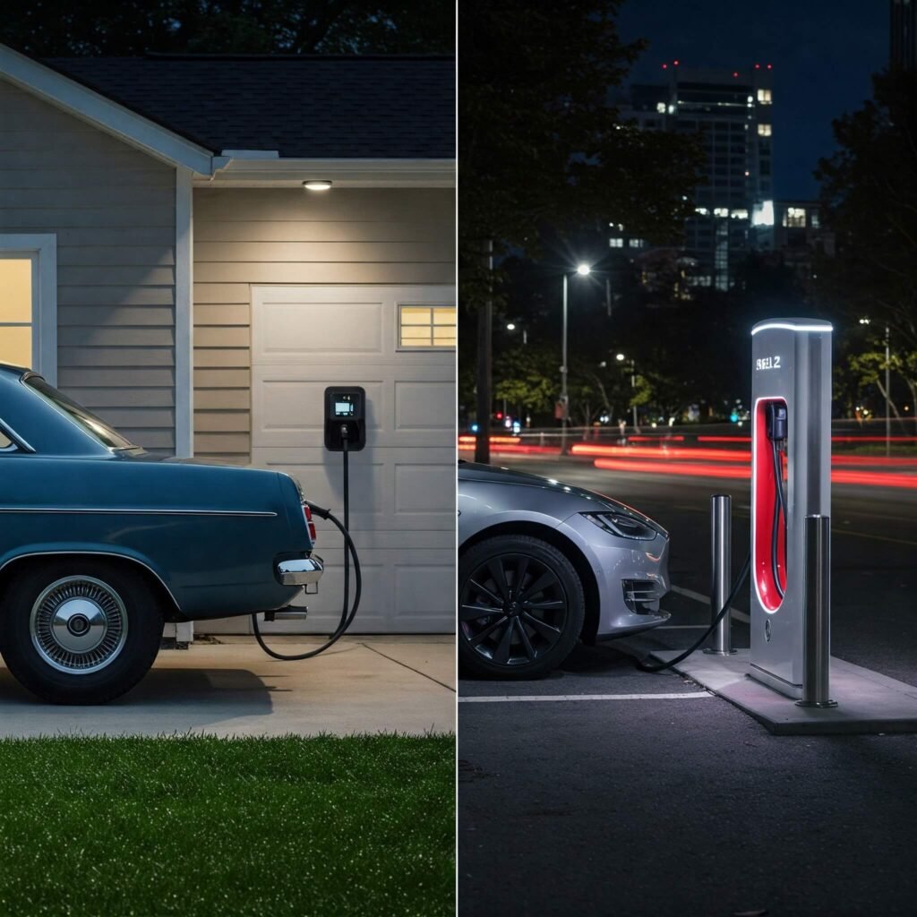 EV charging levels compared