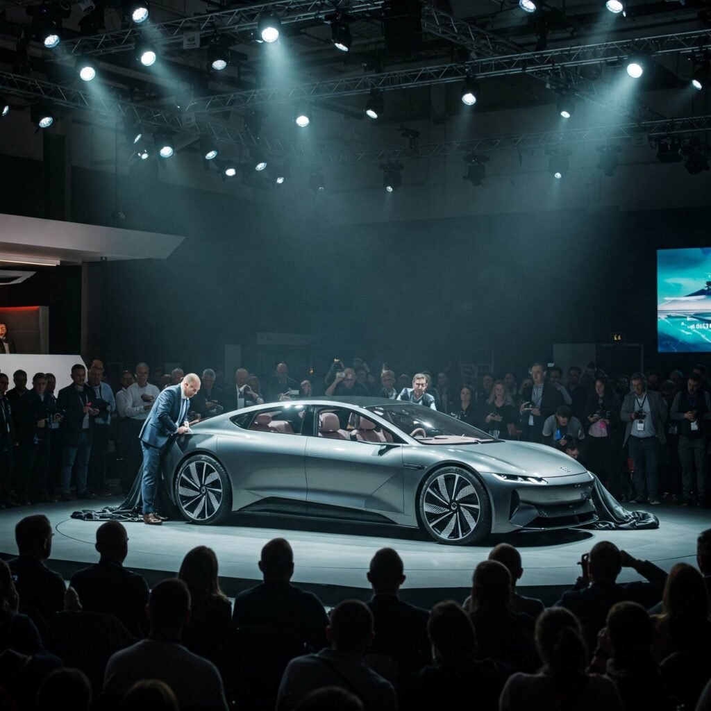 Futuristic EV Unveiling