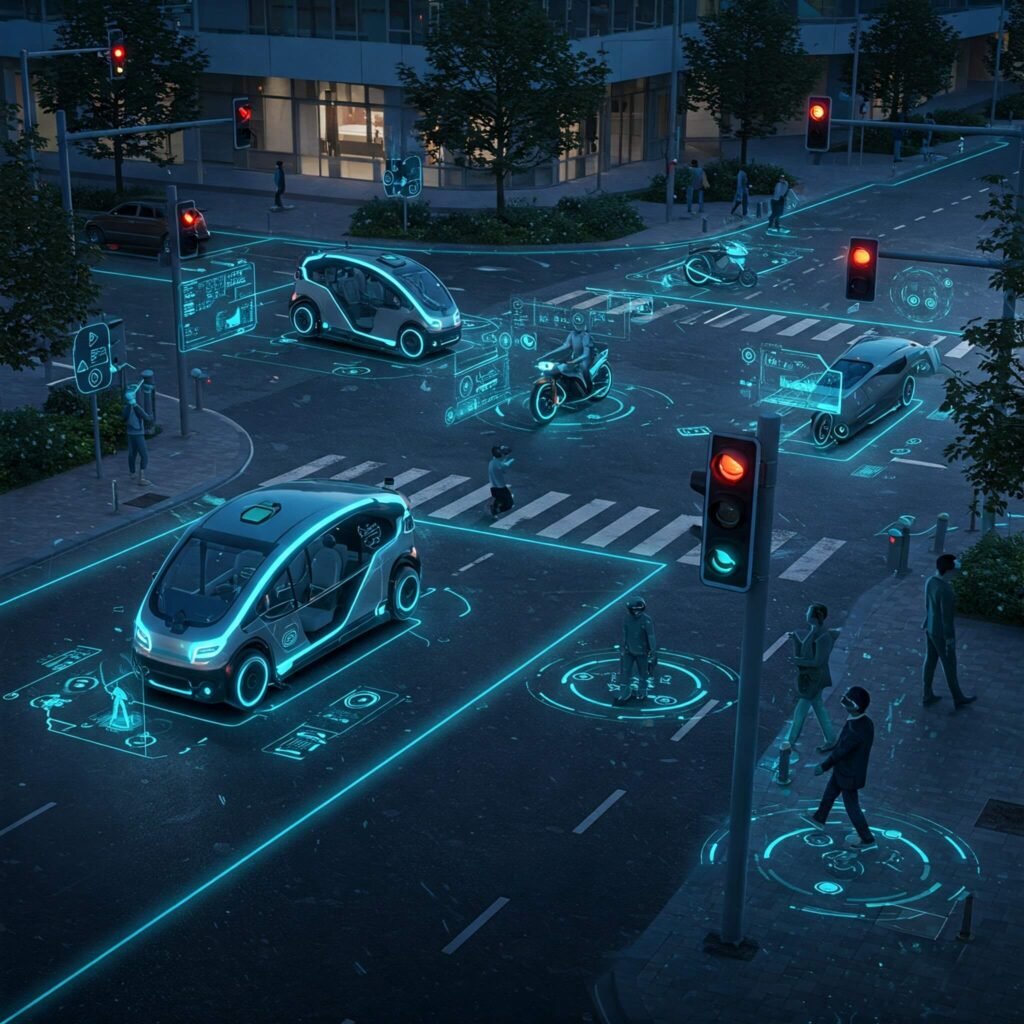 Smart City V2X Intersection