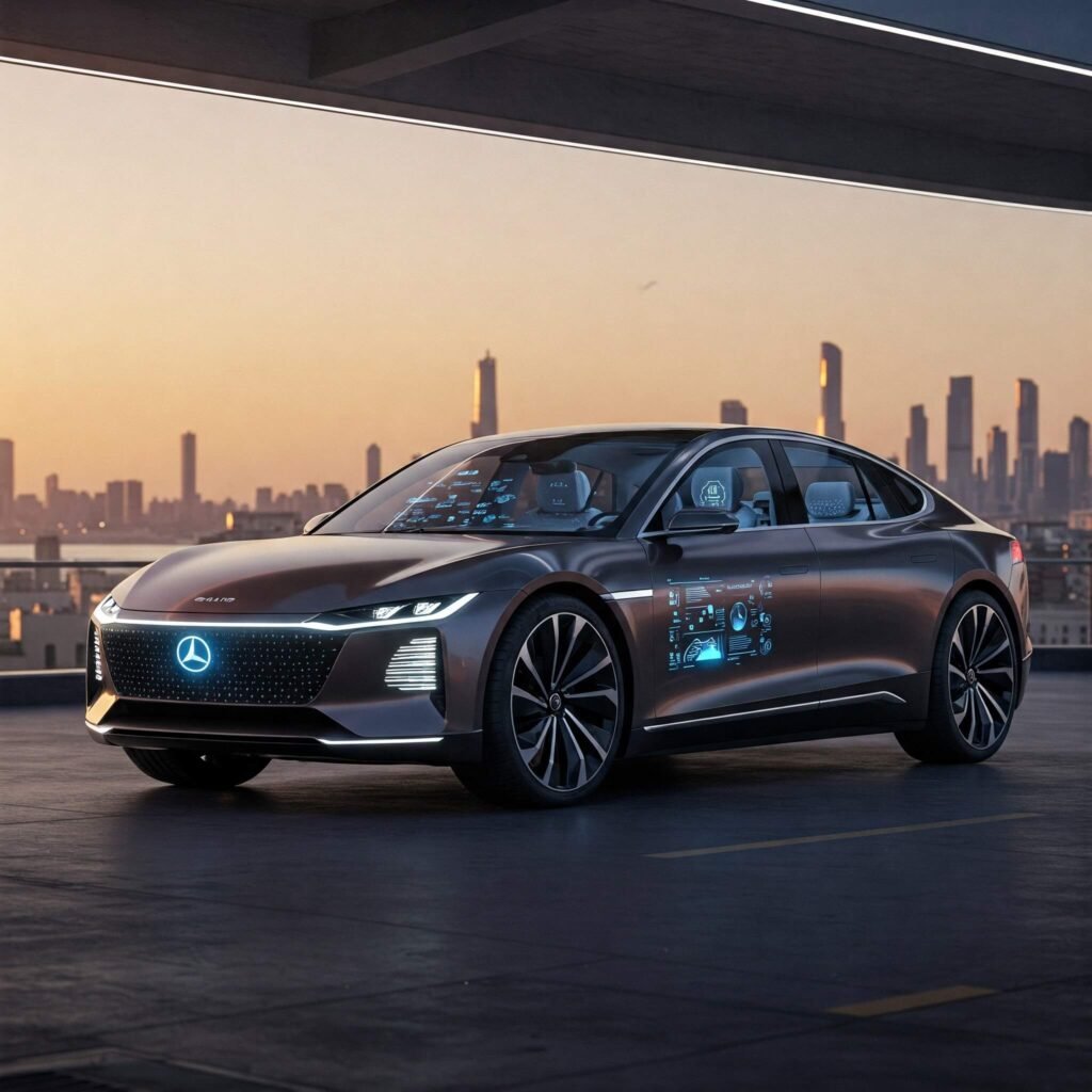Futuristic Luxury EV Concept