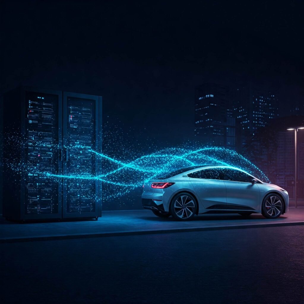OTA Data Flow to Car