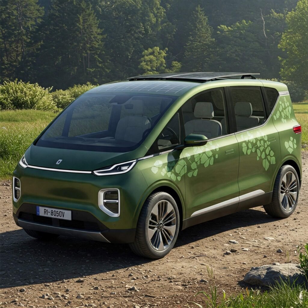 Eco-friendly green EV"