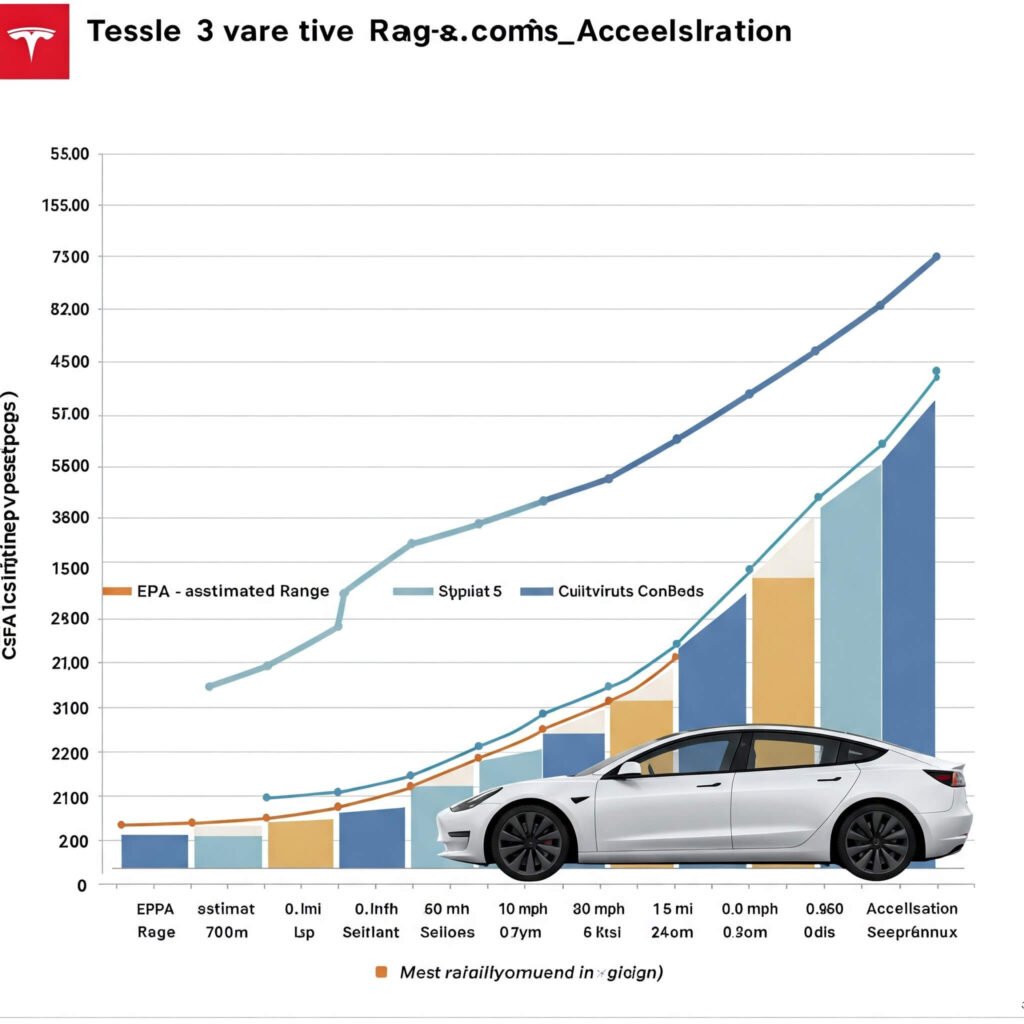 "EV Range and Acceleration Graph"