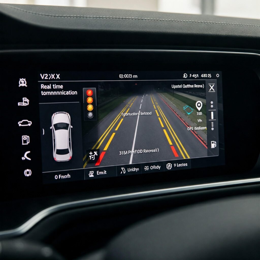 V2X Dashboard Data Display