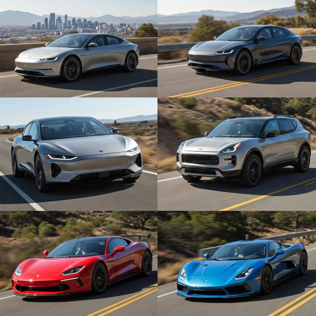 Electric Performance Car Variety