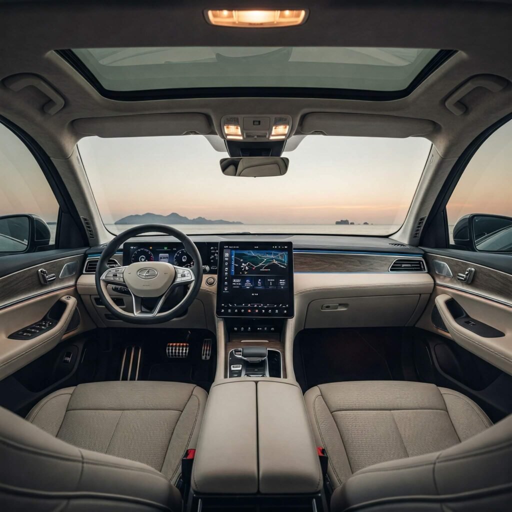 Electric SUV Luxurious Interior
